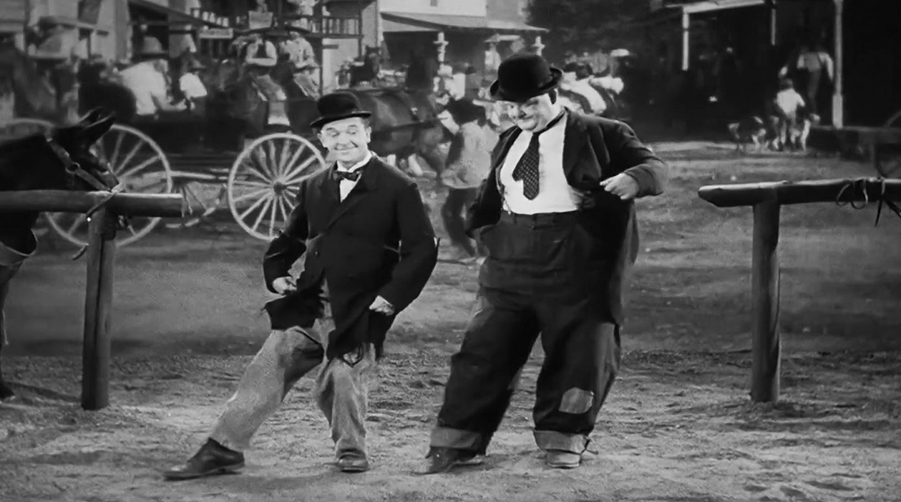Stan Laurel & Oliver Hardy Dance to Can’t Stop the Feeling
